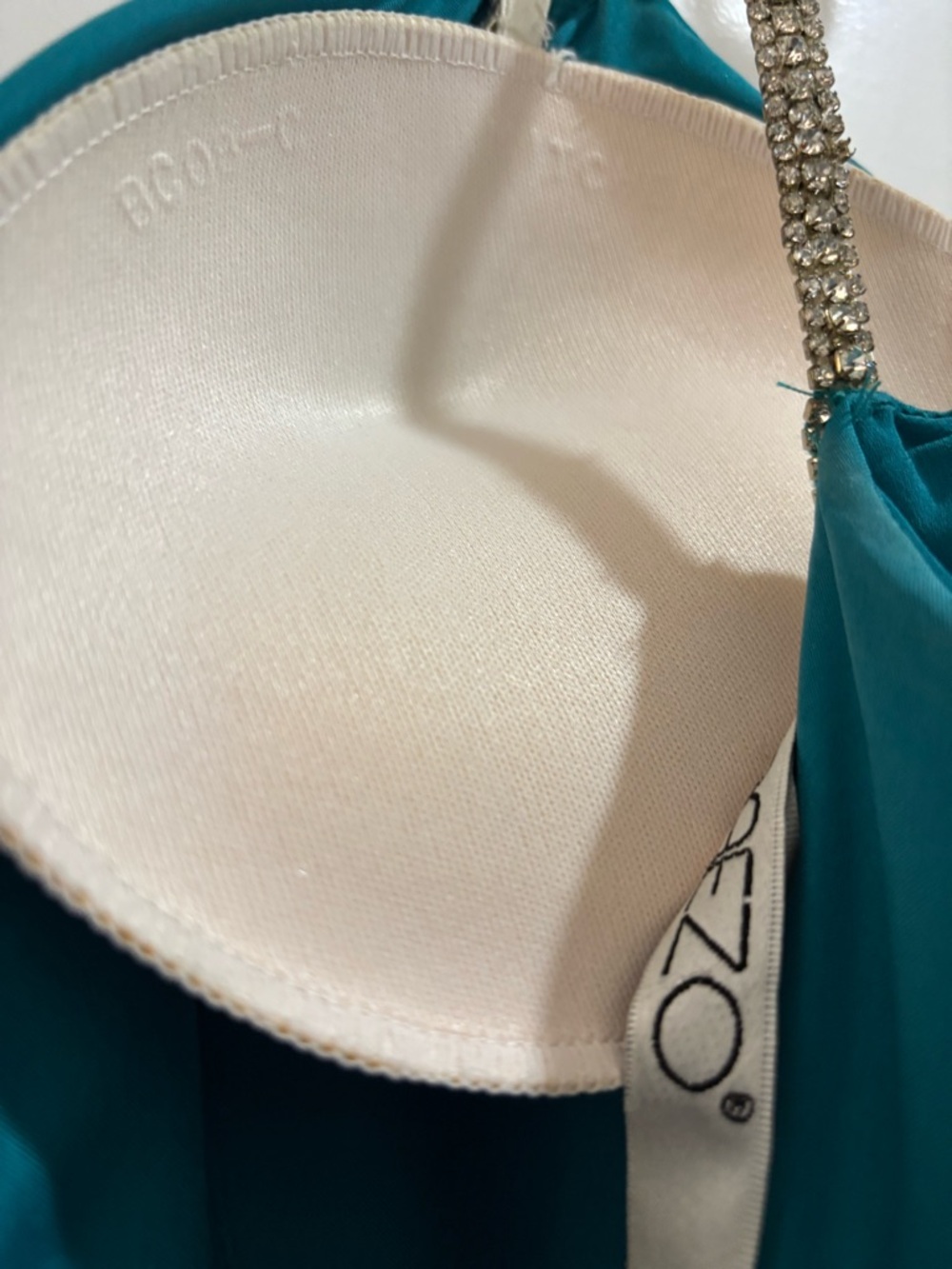 Elegant Teal Evening Gown - Picture 15 of 15